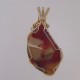 Wine and Cheese Mookaite Jasper Pendant