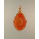 Orange Blossom Queensland Agate Pendant