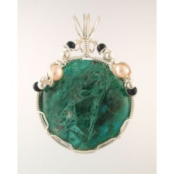 Chrysocolla Queen Pendant