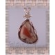 Red Camo Lake Superior Agate Pendant