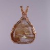 Golden Gleam Cat’s-eye Rutilated Quartz Pendant