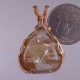 Golden Gleam Cat's-eye Rutilated Quartz Pendant