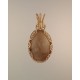 White petoskey Stone Pendant