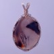 Foggy Bog Montana Moss Agate Pendant