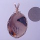 Foggy Bog Montana Moss Agate Pendant