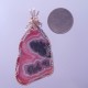 Metallic Lakes Rhodochrosite Pendant