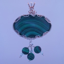 The Mothership Malachite Pendant