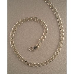 18" Sterling Silver 4mm Curb Chain