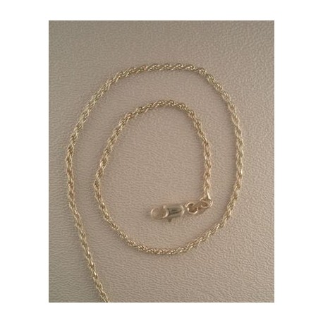 30" Sterling Silver Chain, medium rope