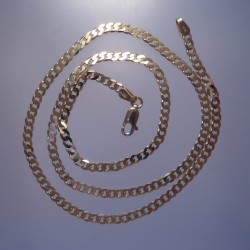 18-inch Gold Curb Chain