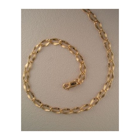 18-inch GoldFill Hammered Link Chain