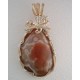 Brown Eyed Lake Superior Agate Pendant