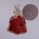 Astonishing Bell Lake Superior Agate Pendant