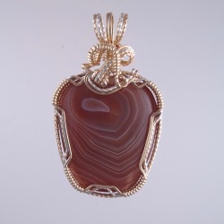 Quiet Elegance Lake Superior Agate Pendant