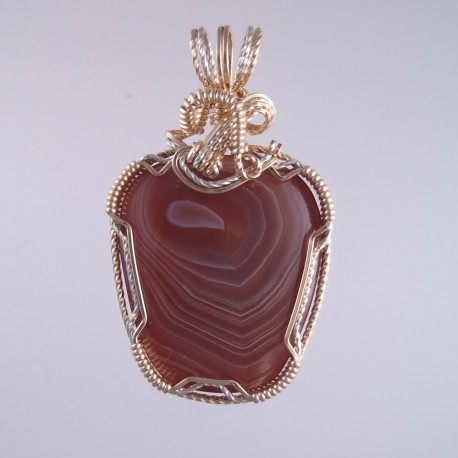  Quiet Elegance Lake Superior Agate Pendant