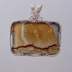 Distant Waterfall Wild Horse Jasper Pendant