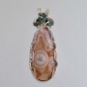 Island to Shore Thomsonite & Greenstone Pendant