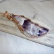 Chevron Amethyst Pendant