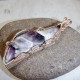 Chevron Amethyst Pendant