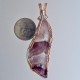 Chevron Amethyst Pendant