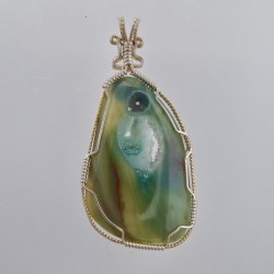 Crystal Lover's Ocean Jasper Pendant