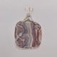 Pink Passion Crazy Lace Agate Pendant