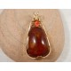 Root Beer Amber Pendant