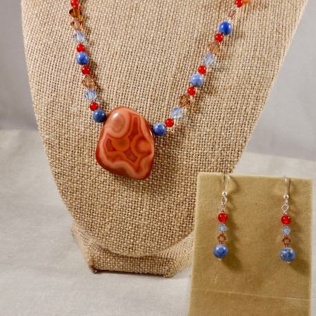 Lake Superior Agate Necklace