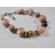 Kona Dolomite and Isle Royale Greenstone Bead Bracelet