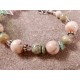 Kona Dolomite and Isle Royale Greenstone Bead Bracelet