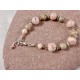 Kona Dolomite and Isle Royale Greenstone Bead Bracelet