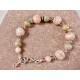 Kona Dolomite and Isle Royale Greenstone Bead Bracelet