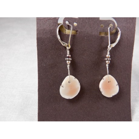 Pink Datolite Earrings