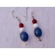 Leland Blue stone red, white, and blue earrings