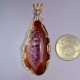 Pool of Amethyst Lake Superior Agate Pendant