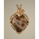 In the Army Now Ocean Jasper Heart Pendant