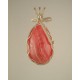 Rhodochrosite Pendant in Twisted Silver