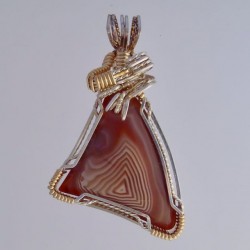 A perfect Candy Striper Lake Superior Agate