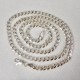 24" Sterling Silver 4.6 mm Curb Chain