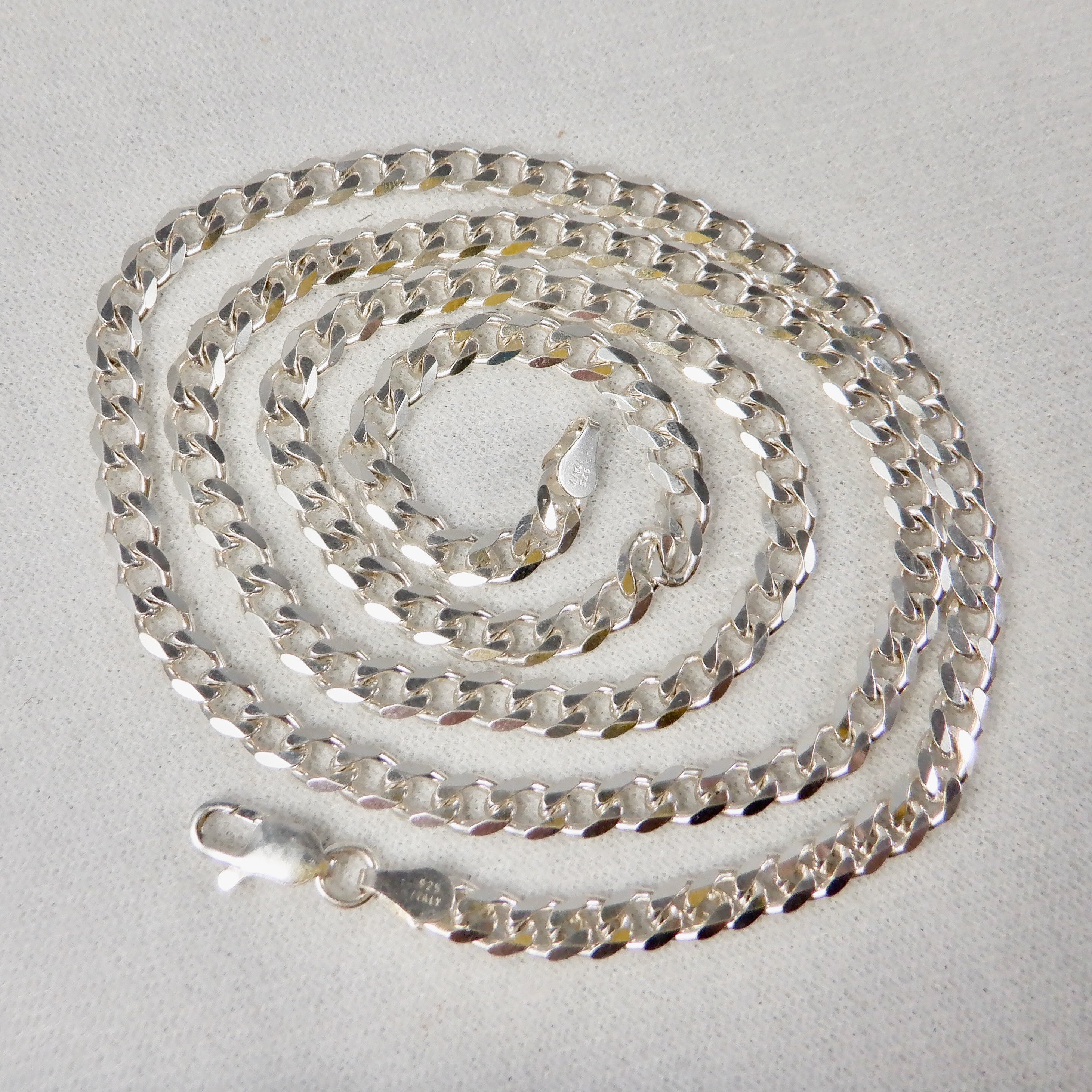 A bold Sterling Silver chain for larger 