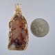 Blazing Copper Datolite Pendant