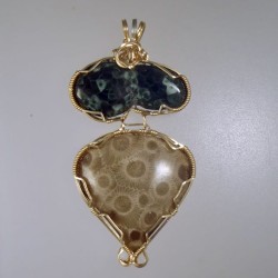 Michigan State Gem and Stone Pendant