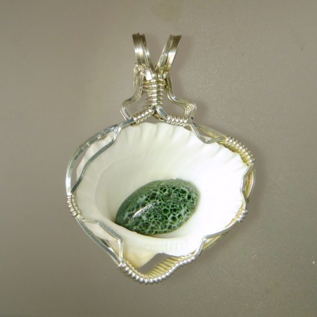 Snowbird Isle Royale Greenstone Pendant