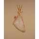 White Dream Victoria Stone Pendant