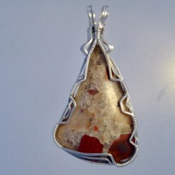 Scattered Debris Pudding Stone Pendant