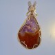 Amethyst Lake Superior Agate Pendant