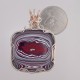 Blazing Caldera Fordite Pendant