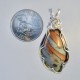 Weather Radar Lake Superior Agate Pendant