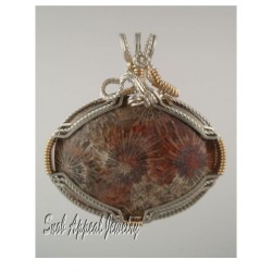 Indonesian Petrified Coral Pendant