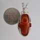 Red Cyclops Lake Superior Agate Pendant